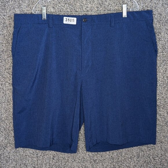 Grand Slam* Men's 1.5" Belt Loop Multipocketed Flat Front Chino Shorts~ Size 42 - Picture 8 of 9